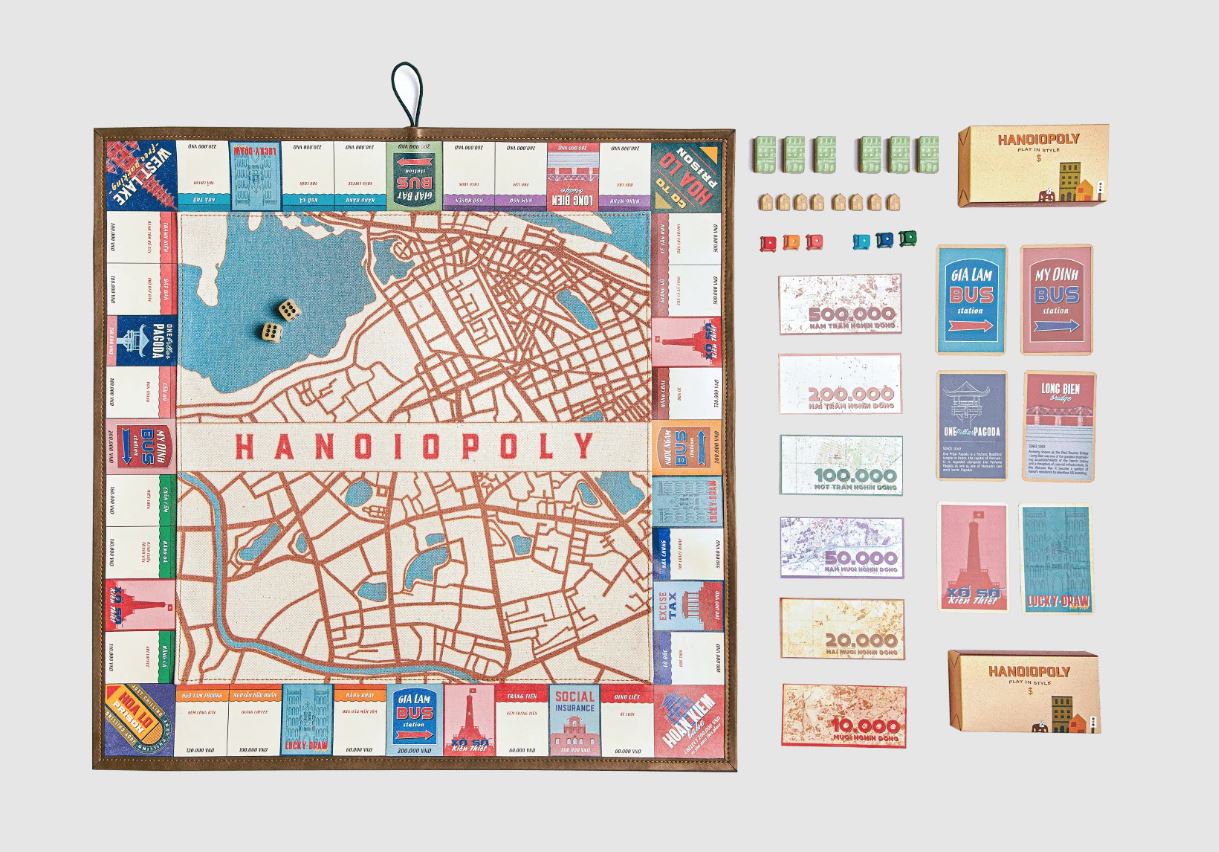 Cờ tỷ phú Hà Nội Canvas