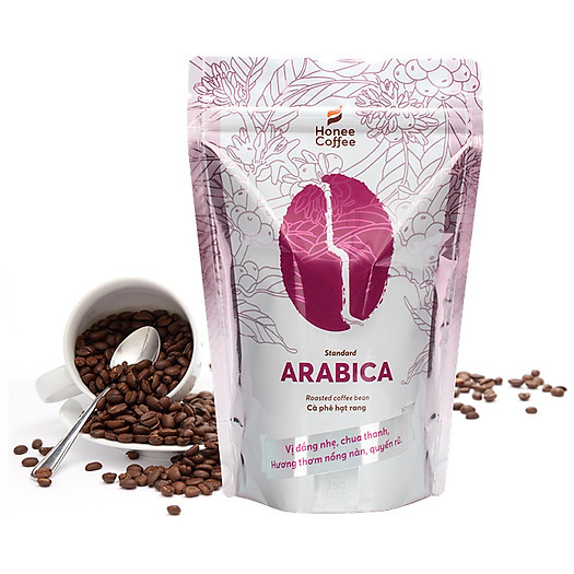 Cà phê hạt rang ARABICA - Honee Coffee 500g