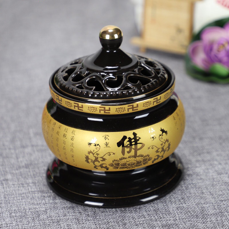 Lư xông trầm điện chữ Phật